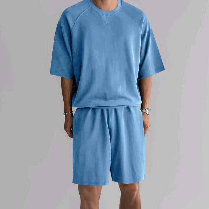 Herren sportliches Kurzarm-Set aus atmungsaktivem Material Echoarchiv