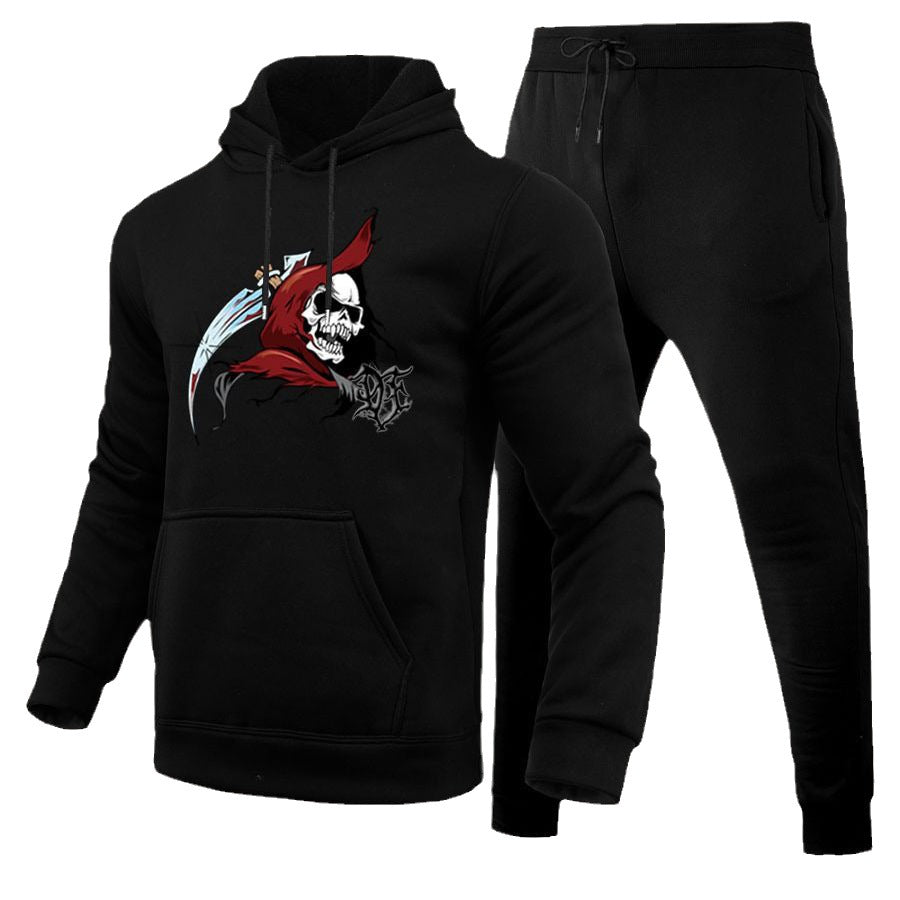 Herren Sportliches Hoodie- und Jogginghose-Set Echoarchiv