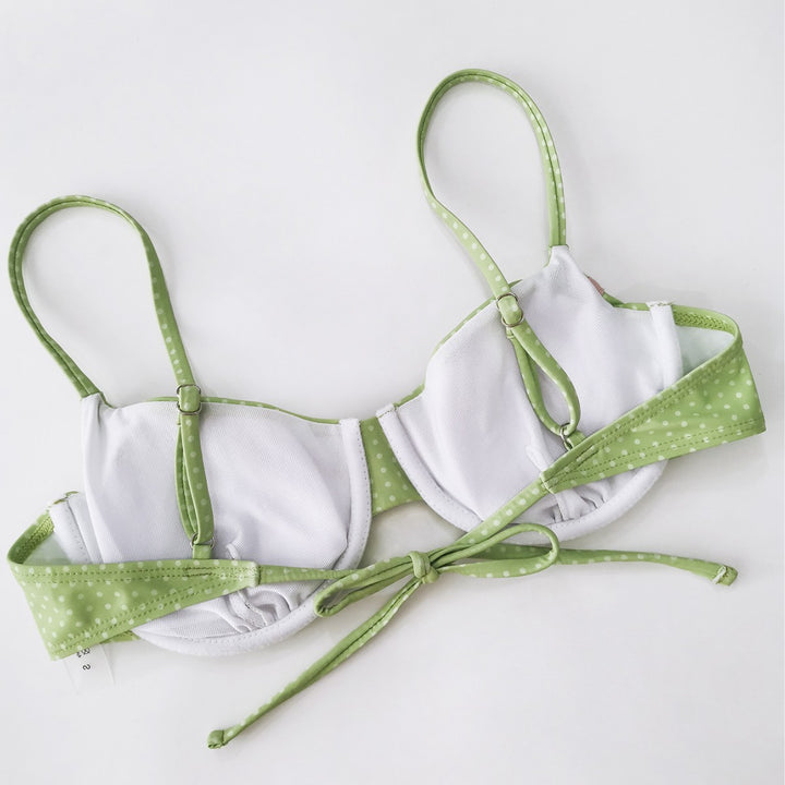 Damen gepunkteter Bikini mit verspieltem Design Echo Archiv