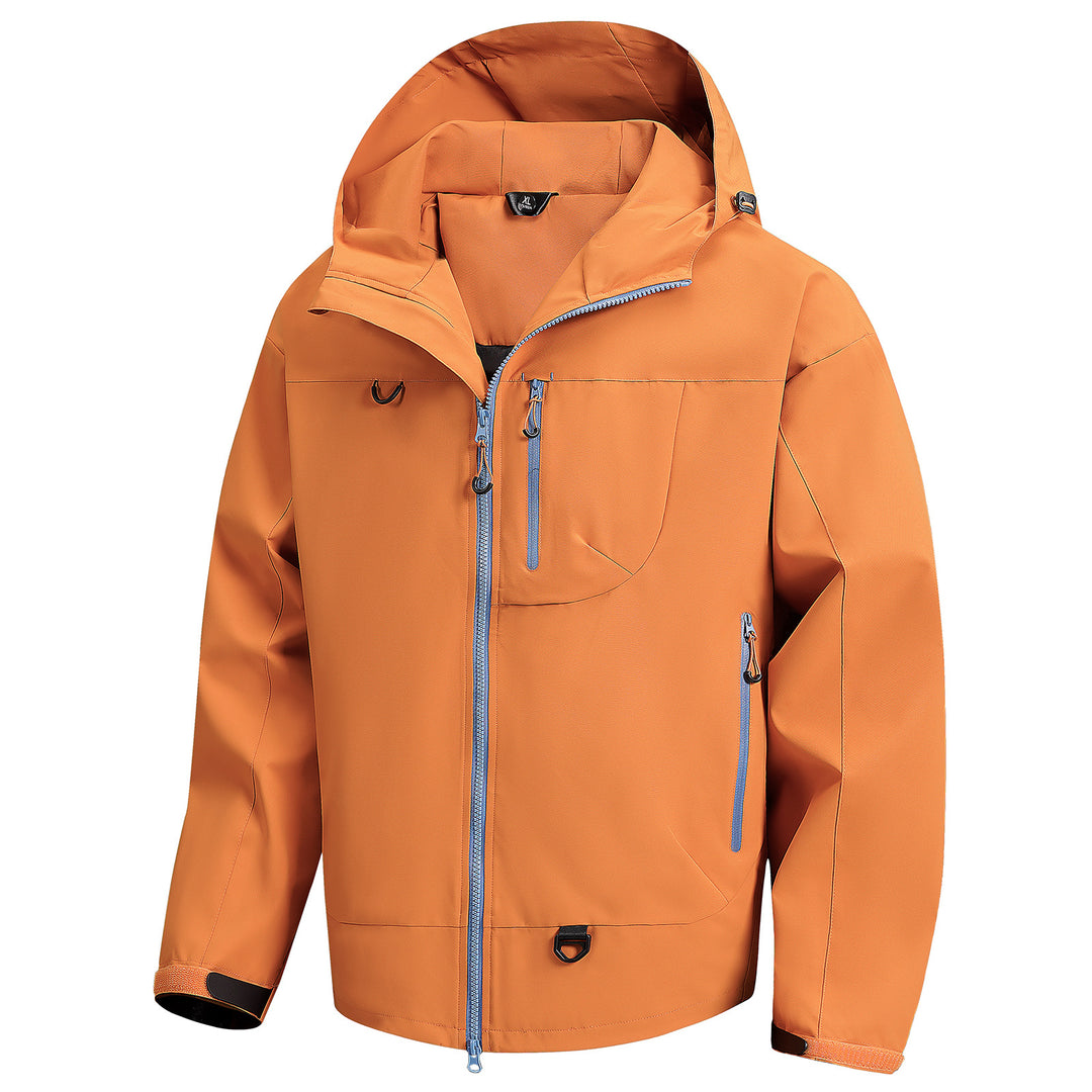 Herren wasserdichte Freizeitjacke mit praktischen multifunktionalen Taschen Echoarchiv