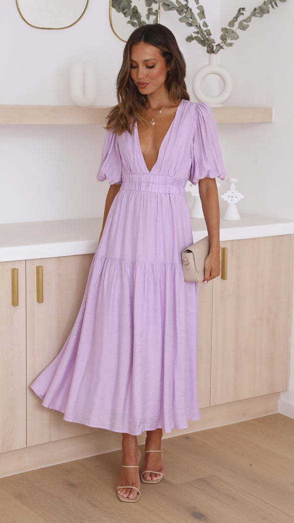 Echoarchiv | Taillierter Midikleid