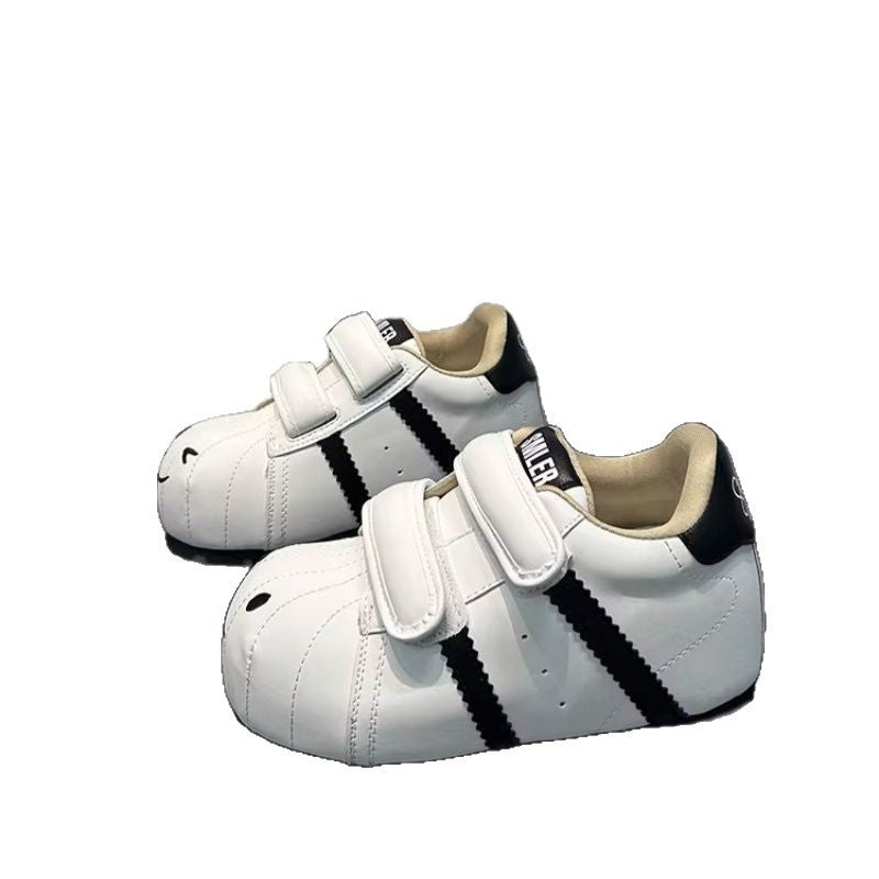 Damen Bequeme Kindersneaker mit niedlichem Tiermotiv und praktischem Klettverschluss Echo Archiv