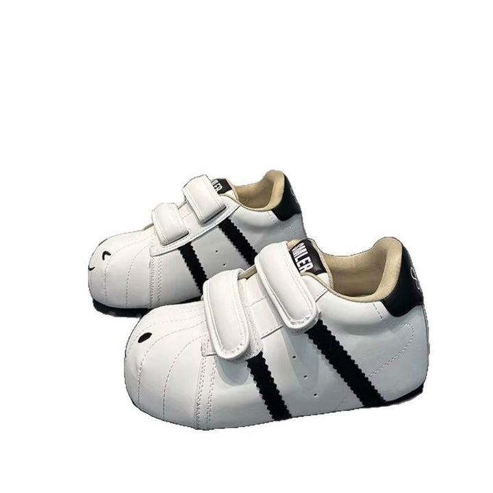 Damen Bequeme Kindersneaker mit niedlichem Tiermotiv und praktischem Klettverschluss Echo Archiv