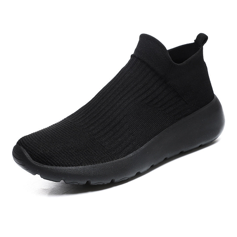 Unisex Elastischer Strick-Slipper mit nahtlosem Schaft und ergonomischer Leichtsohle Echoarchiv
