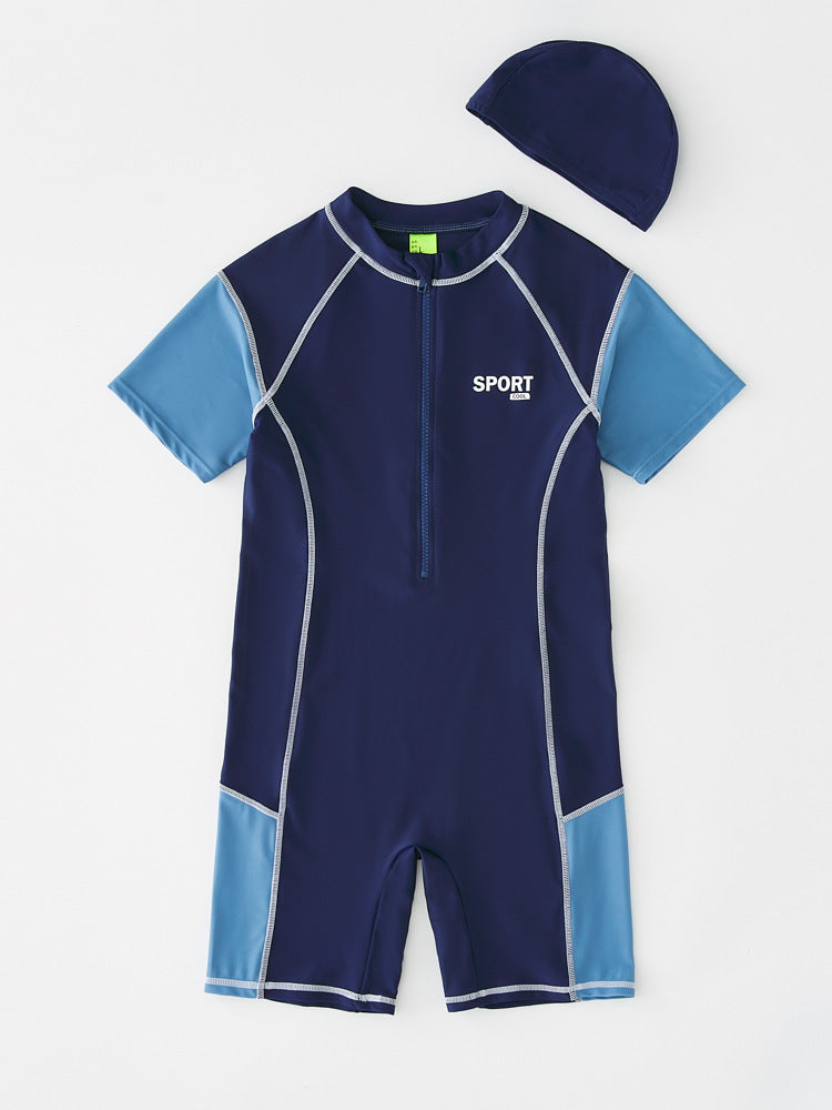 Damen Schwimmanzug mit UV-Schutz und Reißverschluss Echo Archiv