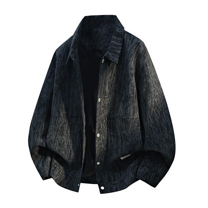 Herren Modische Übergangsjacke mit hohem Kragen Echo Archiv