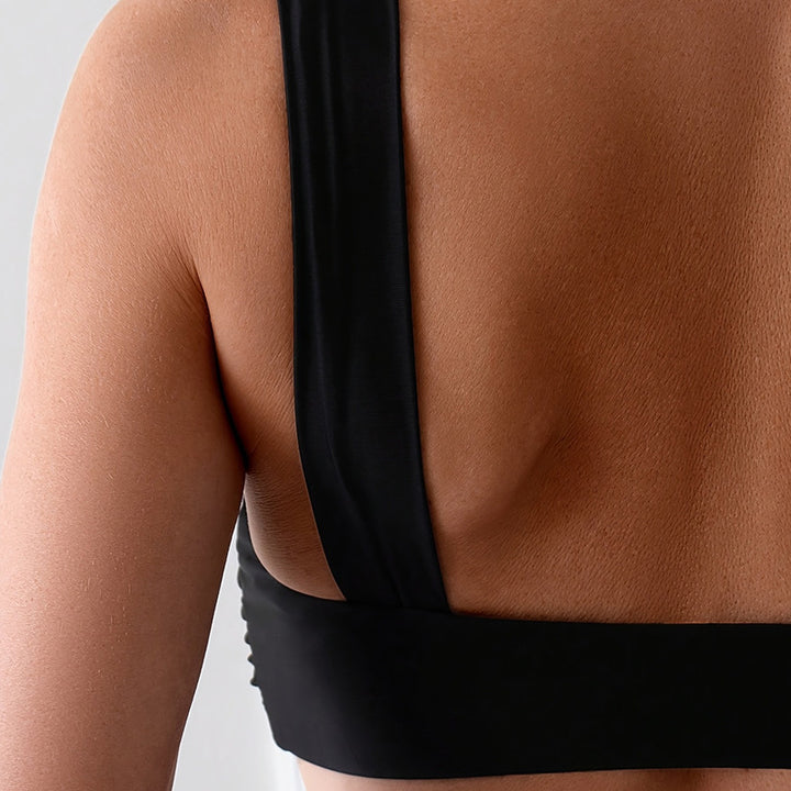 Damen Bikinioberteil mit elegantem V-Ausschnitt und breiten Trägern Echo Archiv