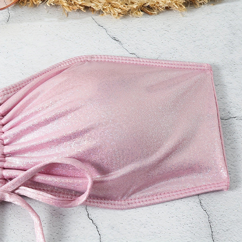 Damen Shimmerndes Banede Bikini-Set Echo Archiv