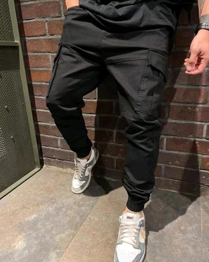 Herren Cargo-Hose mit elastischen Bündchen und praktischen Taschen Echoarchiv