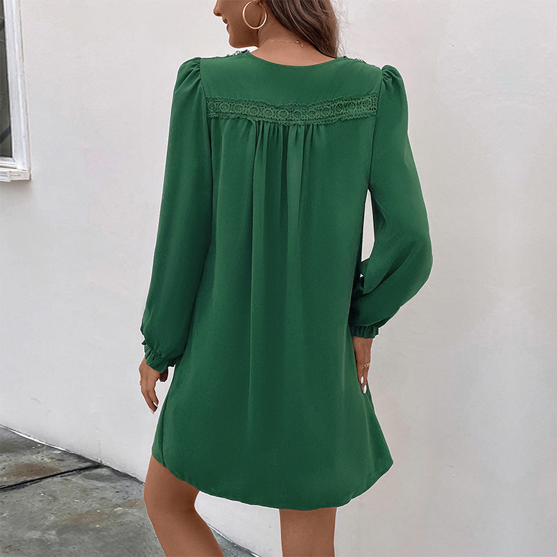Damen Elegant Geschnittenes Wickelkleid Echo Archiv
