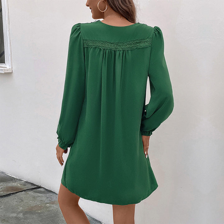 Damen Elegant Geschnittenes Wickelkleid Echo Archiv
