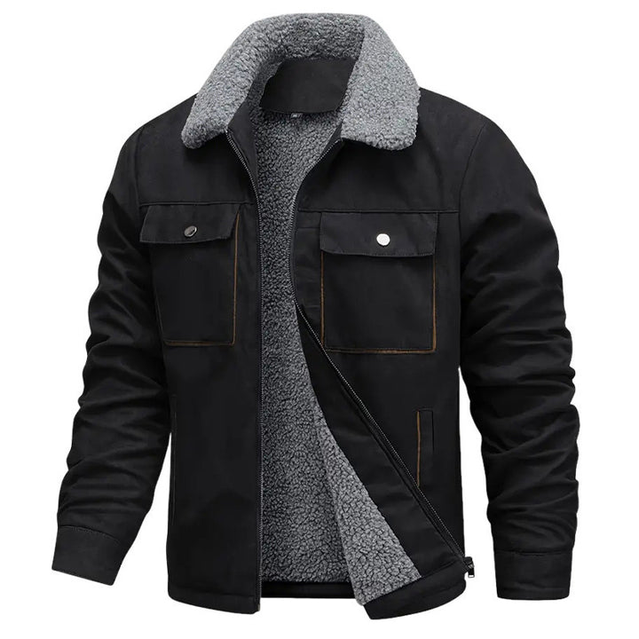 Herren Robuste Freizeitjacke mit teddyartigem Innenfutter Echo Archiv
