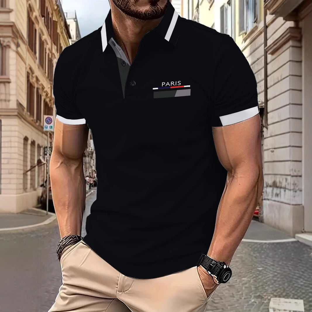Herren modisches Poloshirt Echoarchiv