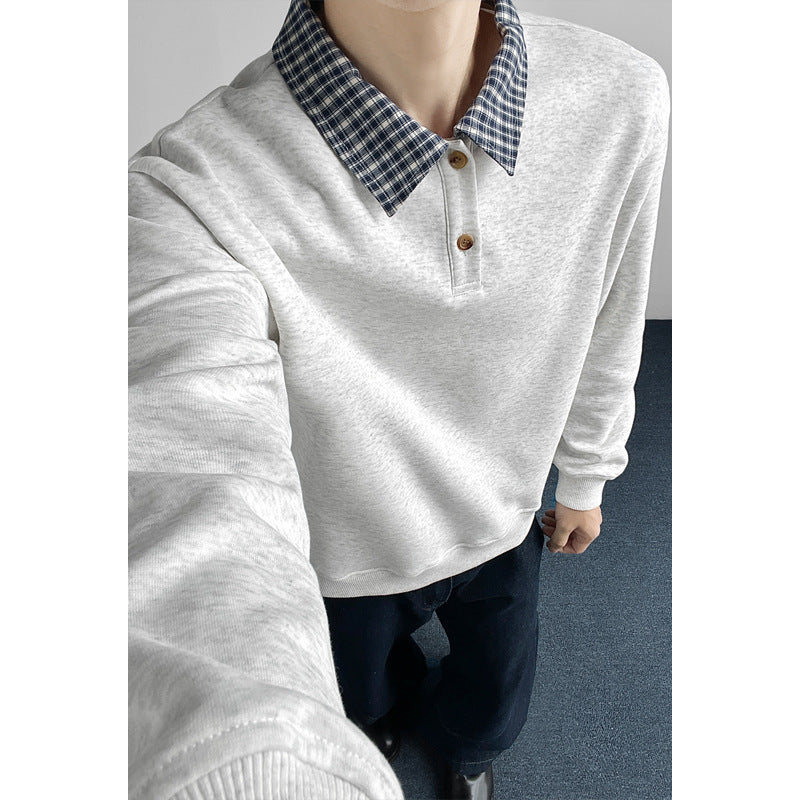 Sportliches Sweatshirt für Herren mit stylischem Kragen Echo Archive