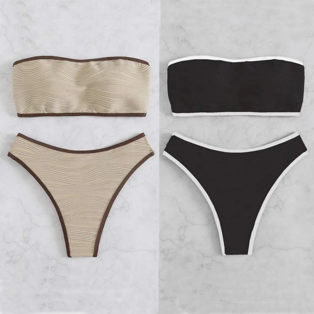 Damen Bandeau Bikini mit bequemer Passform Echo Archiv