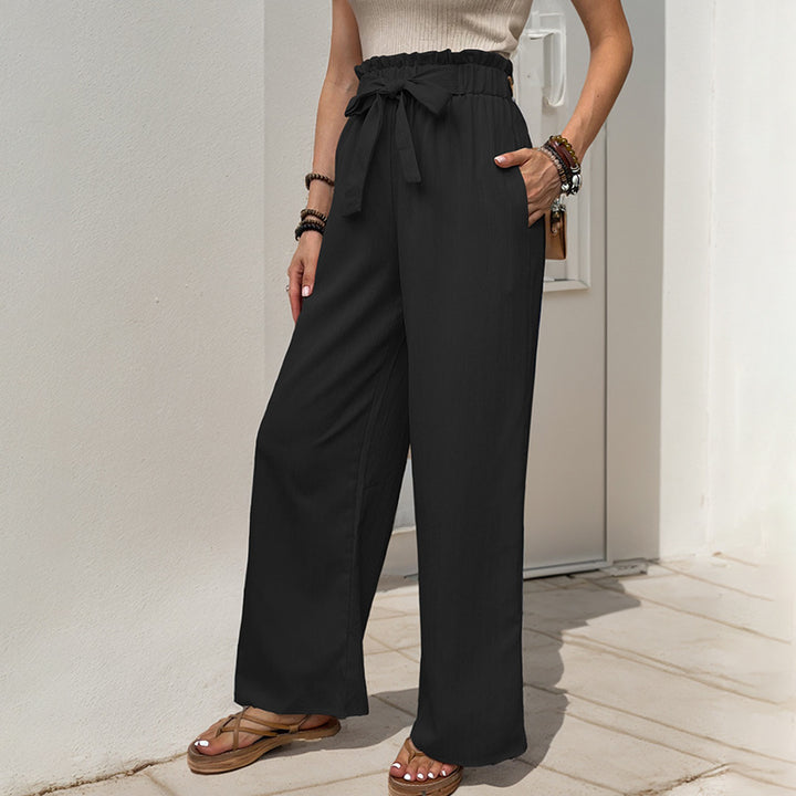 Damen Weite Hosen mit Taillengürtel Echo Archiv