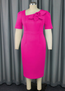 Damen Elegantes Etuikleid mit floralem Detail Echo Archiv