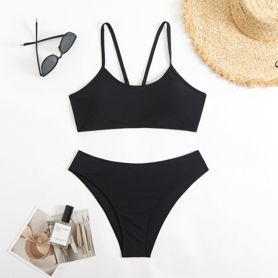 Damen Sportliches Bikini-Set mit verstellbaren Trägern Echo Archiv