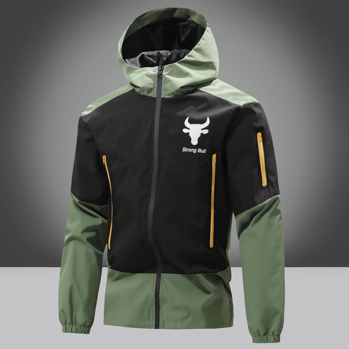 Herren Funktionsjacke mit wasserdichtem Material und praktischen Reißverschlusstaschen Echoarchiv