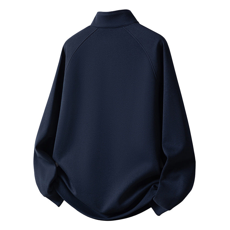 Herren Sport Fleece Pullover mit Reißverschluss Echo Archiv