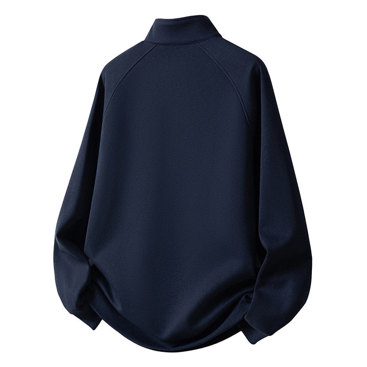 Herren Sport Fleece Pullover mit Reißverschluss Echo Archiv