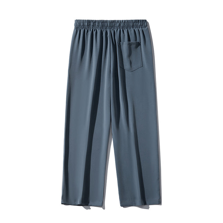 Herren luftige Freizeithose mit verstellbarem Bund und seitlichen Taschen Echoarchiv