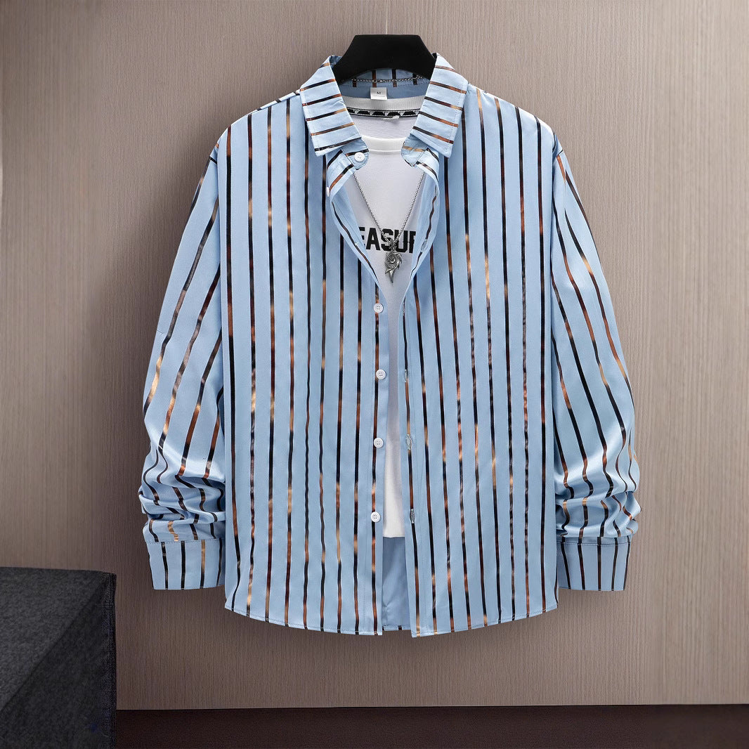 Herren Freizeithemden mit strukturiertem Design und eleganten Akzenten Echoarchiv