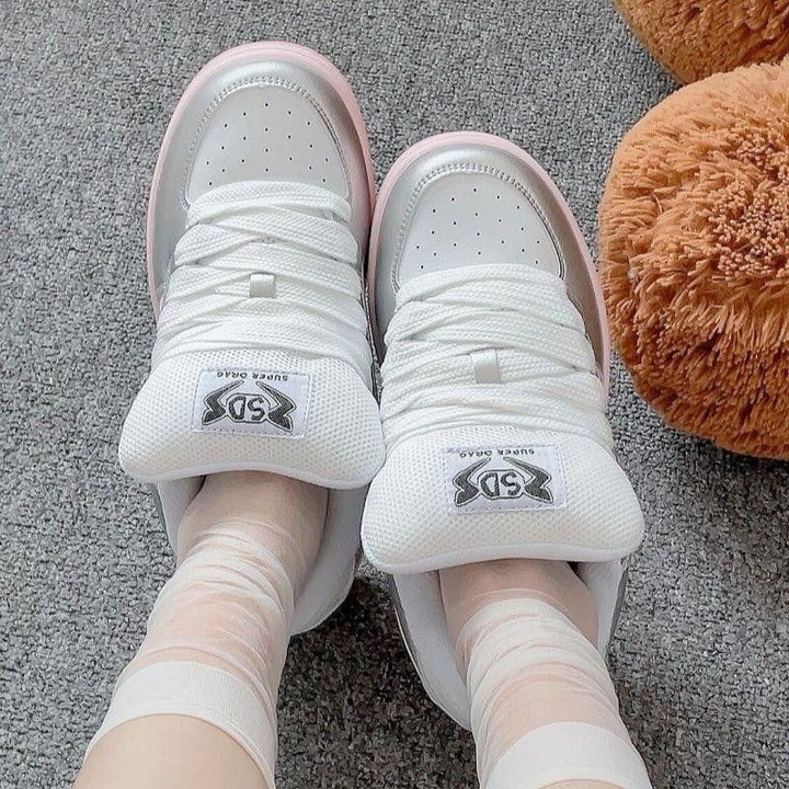 Damen Sportliche Sneakers mit atmungsaktivem Obermaterial und gepolsterter Sohle Echo Archiv