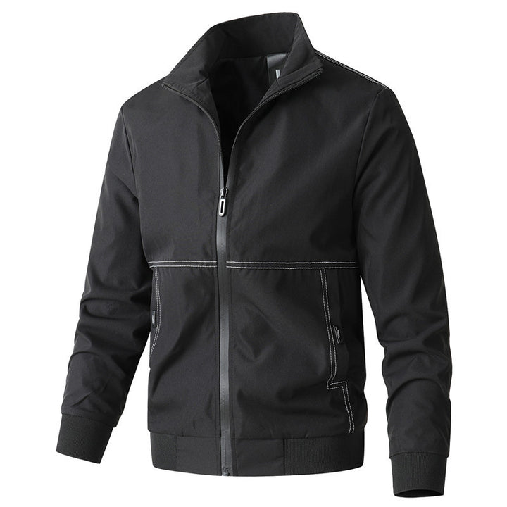Herren Urbaner minimalistischer Softshell-Kapuzenblouson mit verdeckter Reißverschlussfront Echo Archiv