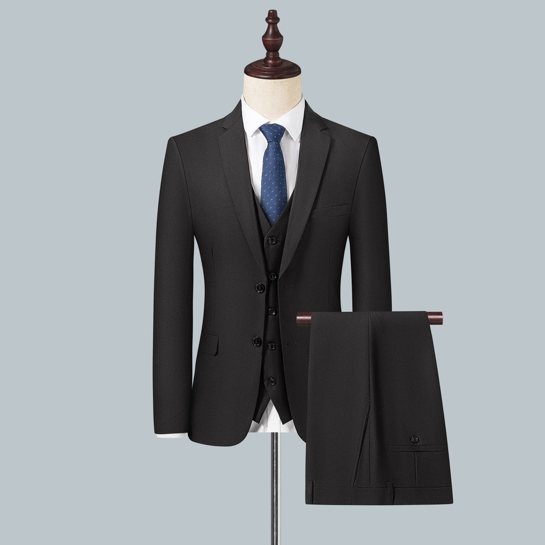 Herren Schmal geschnittenes City-Sakko mit minimalistischem Revers und eleganten Pattentaschen – Tianoro