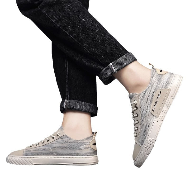 Unisex leichte retro Canvas-Sneaker mit verstärkter Zehenkappe und profilierter Gummisohle – Norré