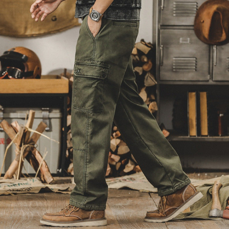 Herren Cargo-Hosen mit multifunktionalen Taschen und robustem Material Echoarchiv