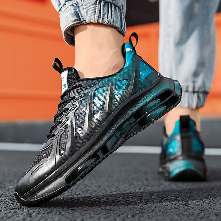 Unisex futuristische luftgepolsterte Sneaker mit transparentem TPU‑Obermaterial und sichtbarer Hohlkern‑Plateausohle – Norré