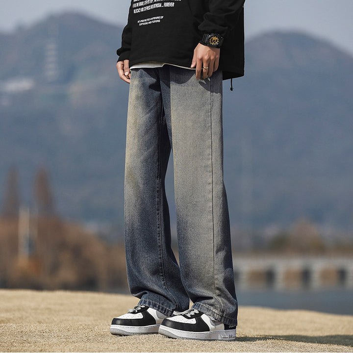 Herren lässige weit geschnittene Jeans Echoarchiv