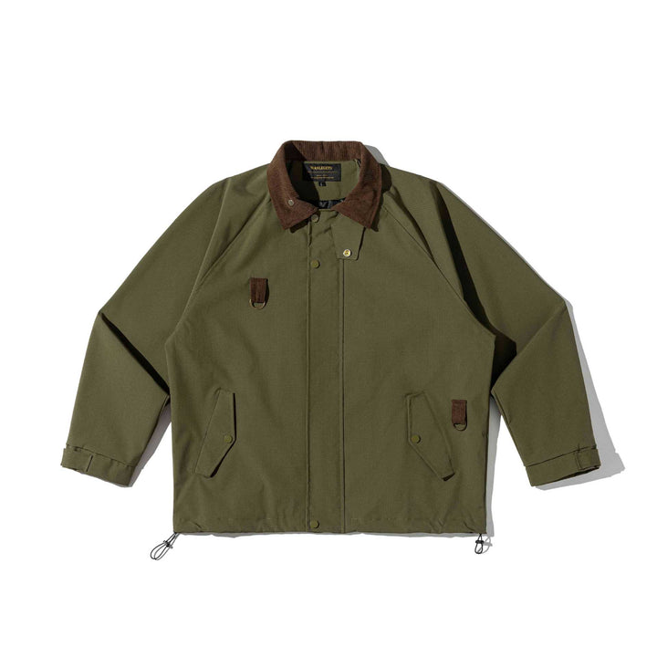 Herren Fieldjacke im Parka‑Stil mit Cordkragen und Utility‑Details Echoarchiv