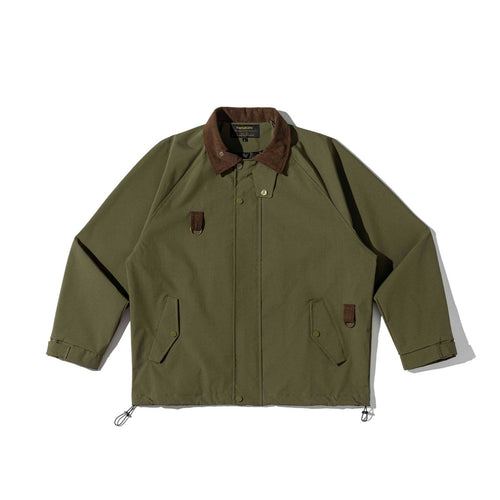 Herren Fieldjacke im Parka‑Stil mit Cordkragen und Utility‑Details Echoarchiv