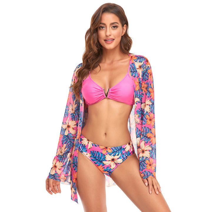 Damen Bikiniset mit transparenter Strandtunika Echo Archiv