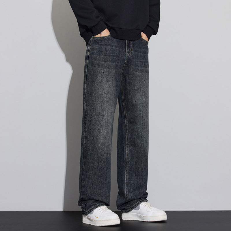 Herren Weite Denim-Jeans im Vintage-Look mit tiefer Leibhöhe und lässiger Passform Echo Archiv
