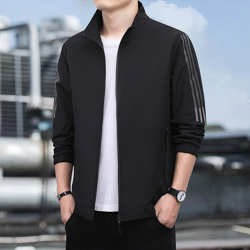 Herren Sportliche leichte Übergangsjacke Echo Archiv