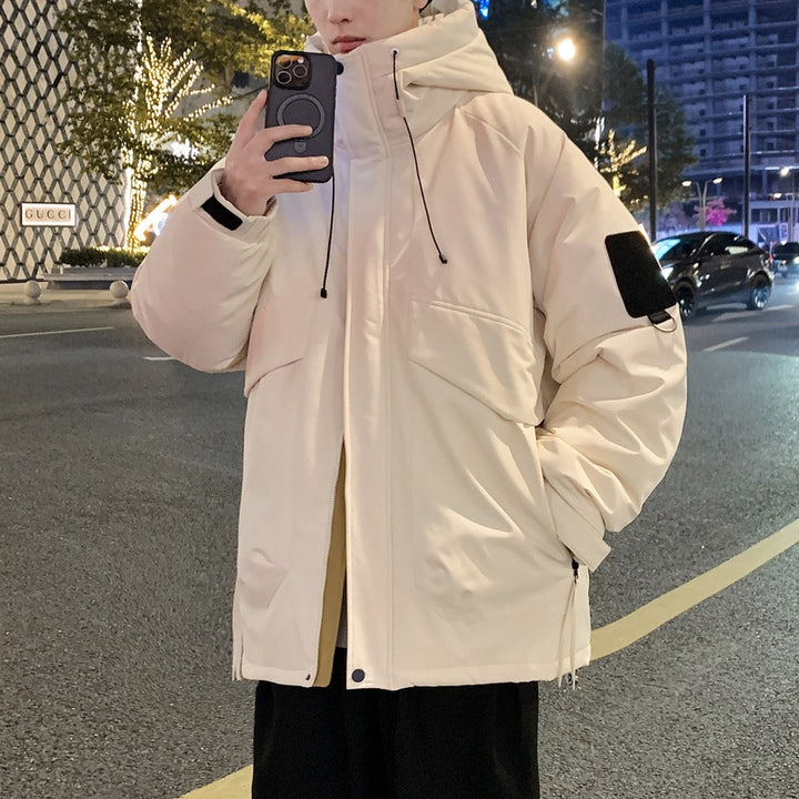 Herren Funktionsjacke mit verstellbarer Kapuze und zwei großen Taschen Echoarchiv