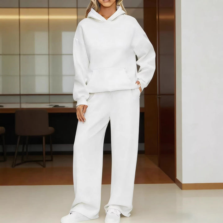 Damen nan kuscheliges Oversize Hoodie und weite Jogginghose Set Echo Archiv