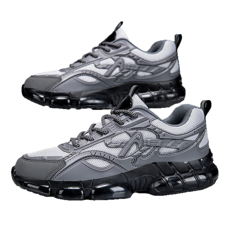 Herren Sportlicher Chunky-Sneaker mit glänzenden Overlays und gedämpfter Luftkissen-Sohle Echoarchiv
