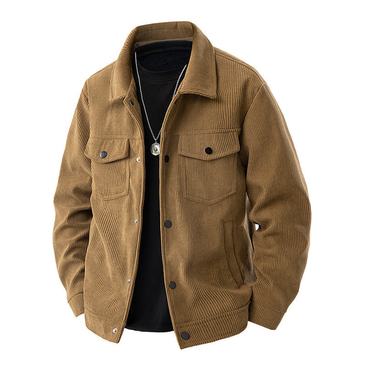 Herren Komfortable Cordjacke Echo Archiv