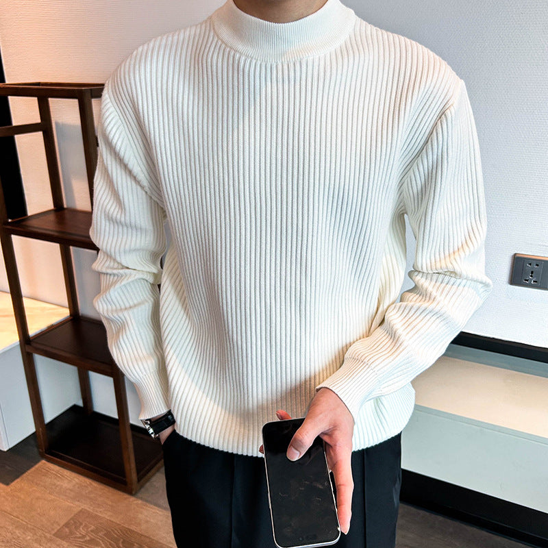 Herren Gemütlicher Rippenstrickpullover – Norvane