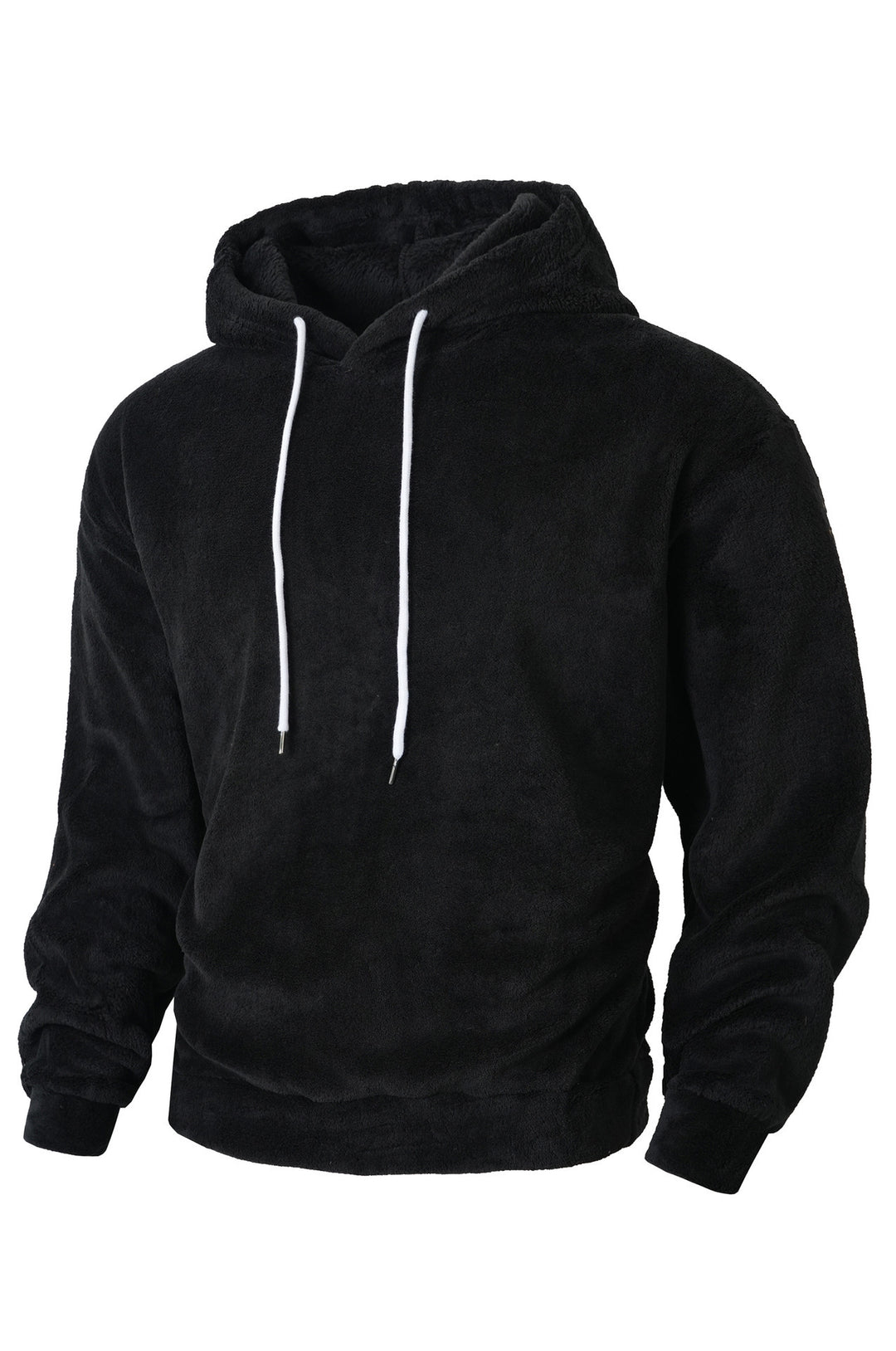 Herren kuscheliger Fleece-Hoodie mit sportivem Schnitt und verstellbarem Kordelzug Echoarchiv