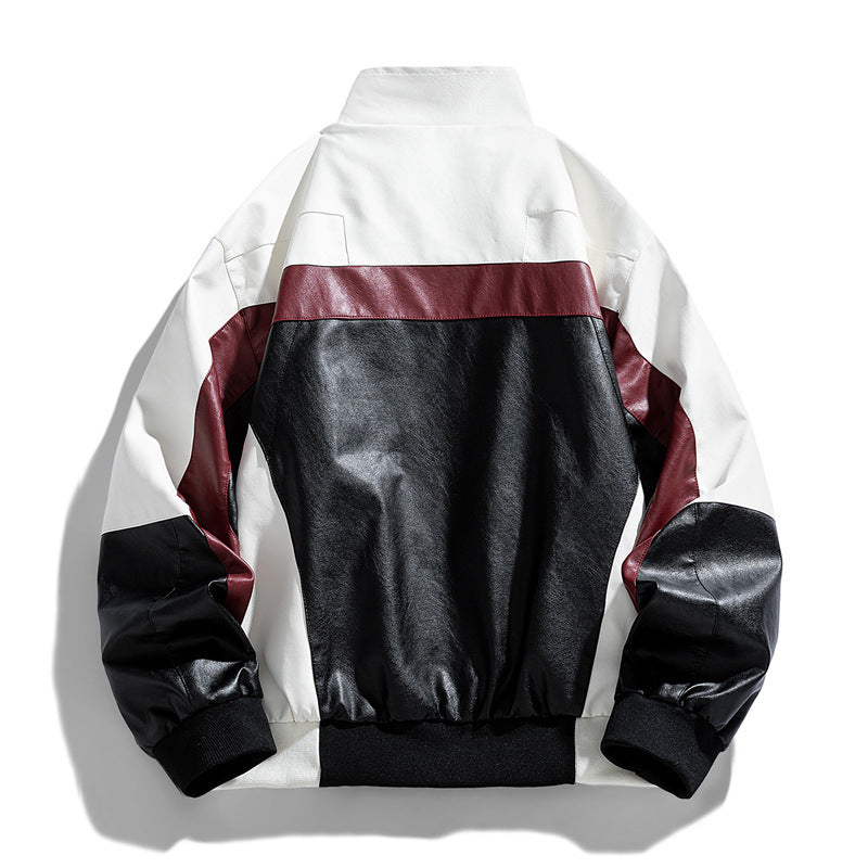 Damen Trendige Bikerjacke im Color-Block-Stil Echo Archiv