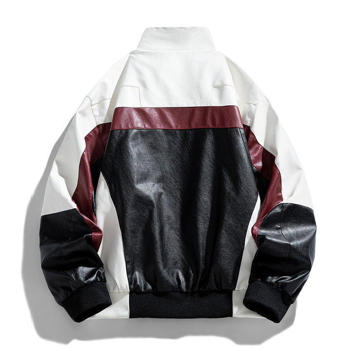 Damen Trendige Bikerjacke im Color-Block-Stil Echo Archiv