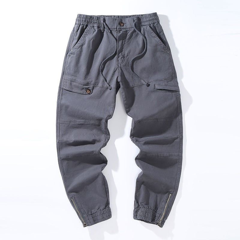 Herren praktische Cargo-Hose mit elastischem Bund und zahlreichen Taschen Echoarchiv