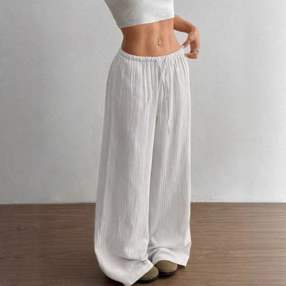 Damen weite, glänzende Palazzo-Hose Echo Archiv
