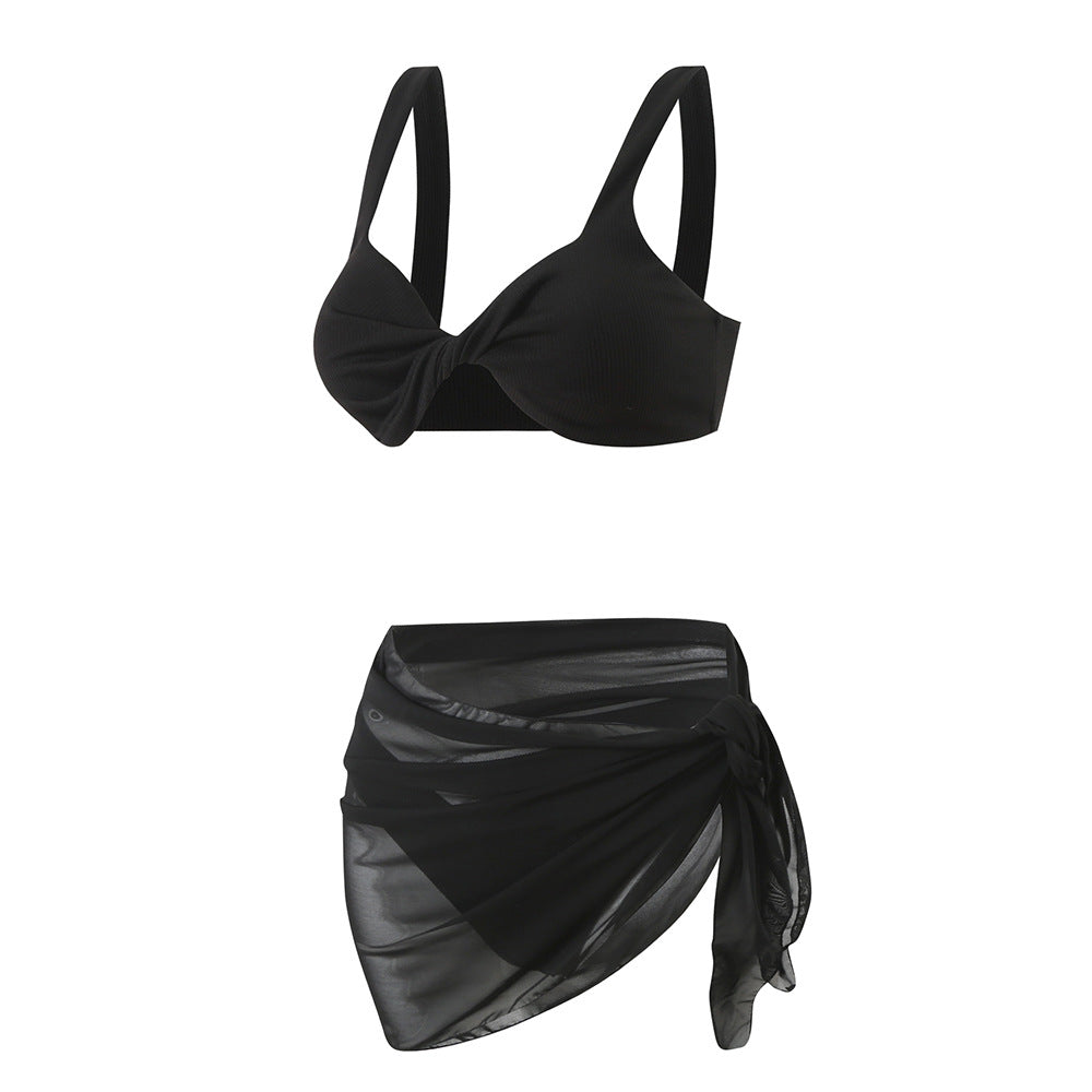 Damen Bikini-Set mit elegantem Wickelrock Echo Archiv